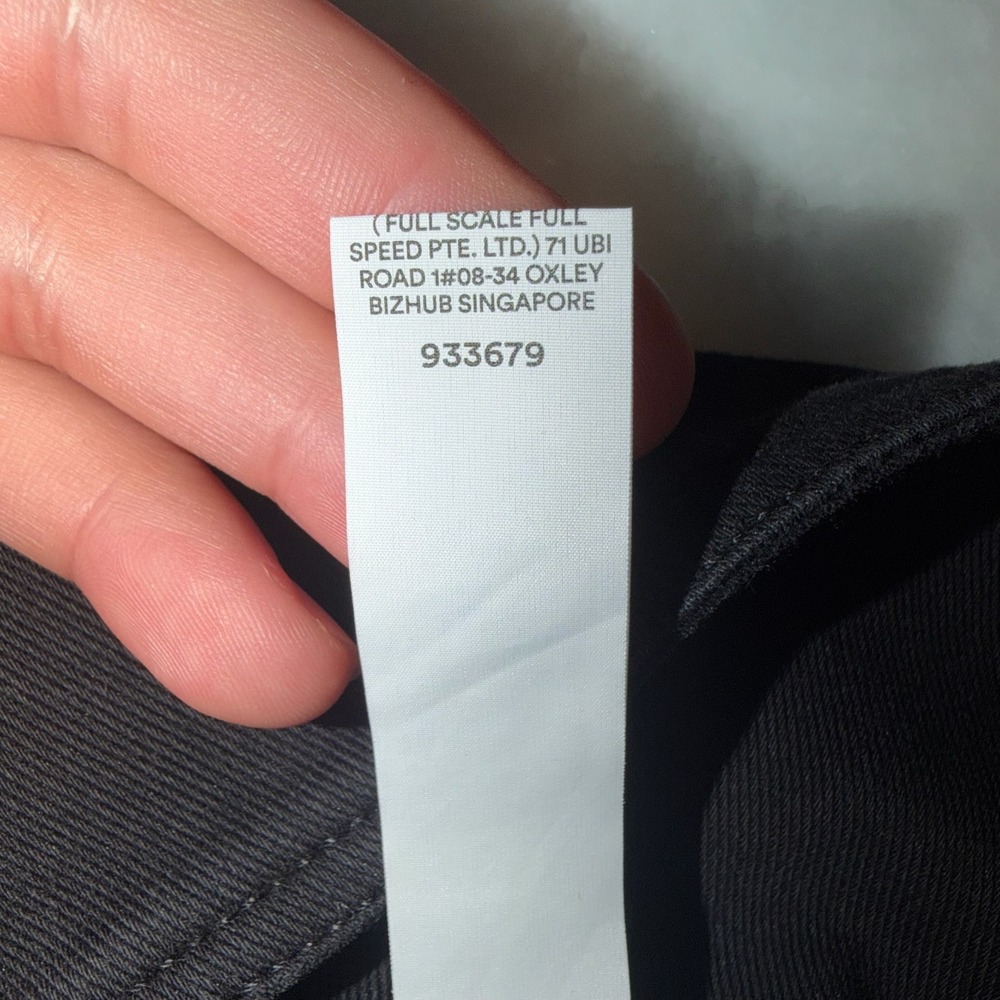 Halara Black Crossover High Waisted Flared Yoga Pants Tall Size L 02711051 - Picture 10 of 10
